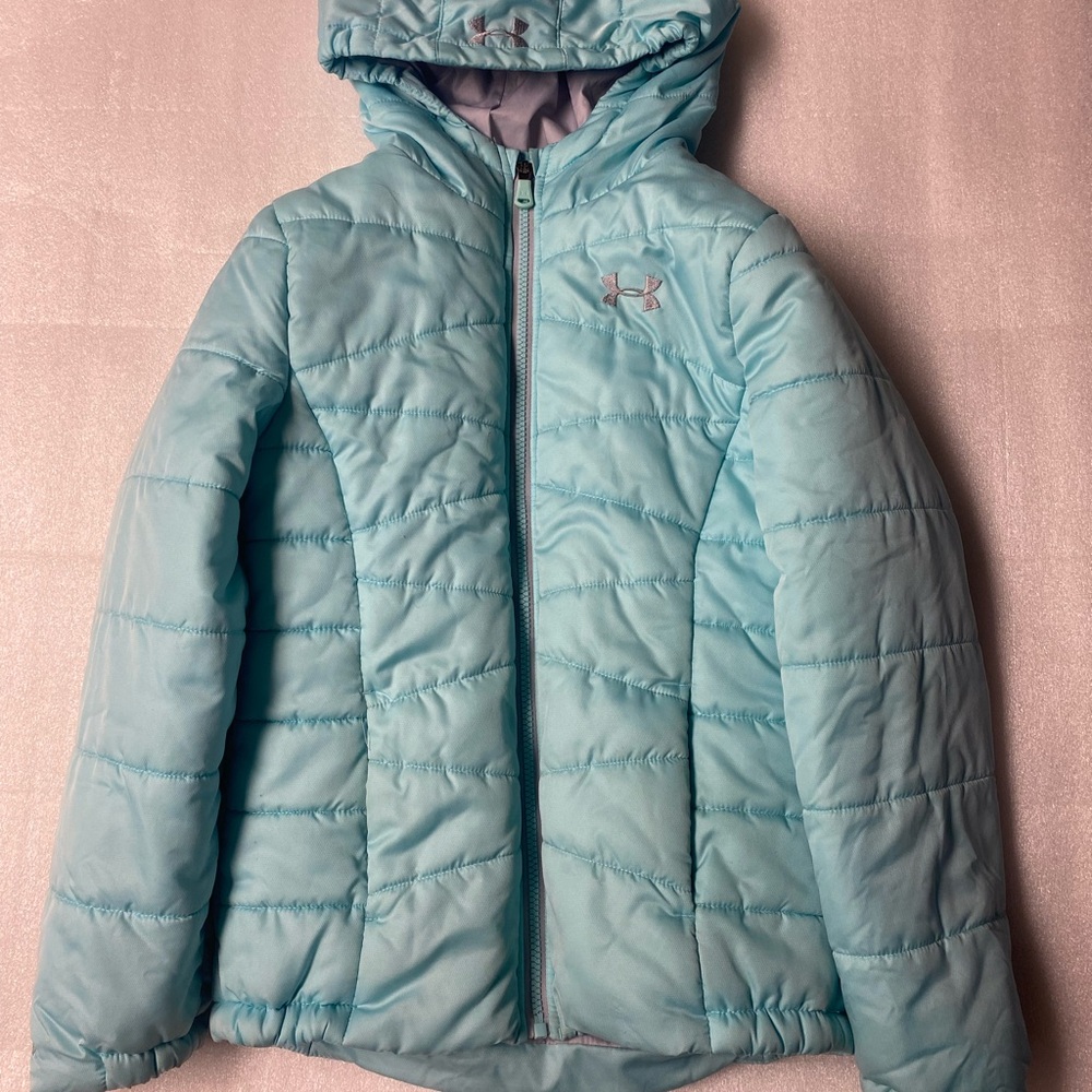 Under Armour Kids Light Blue Puffer Coat